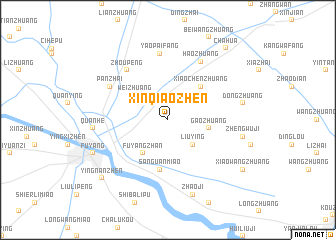 map of Xinqiaozhen