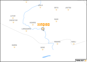 map of Xinqiao