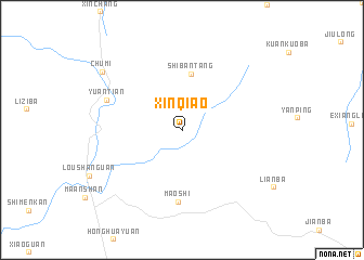 map of Xinqiao