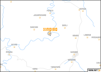 map of Xinqiao
