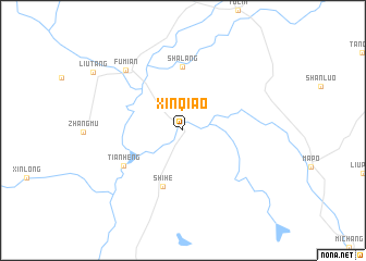 map of Xinqiao