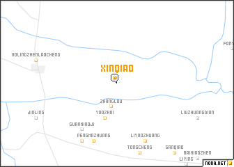 map of Xinqiao