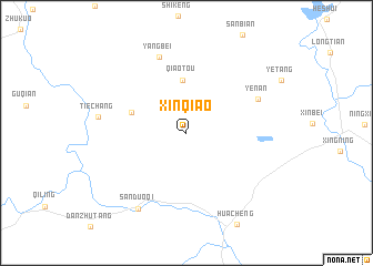 map of Xinqiao