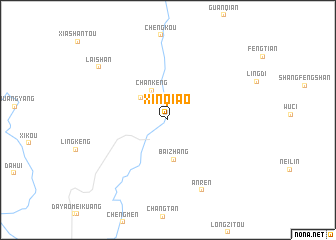 map of Xinqiao