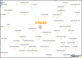 map of Xinqiao