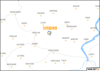 map of Xinqiao