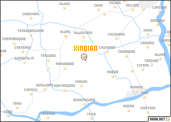 map of Xinqiao