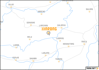 map of Xinrong