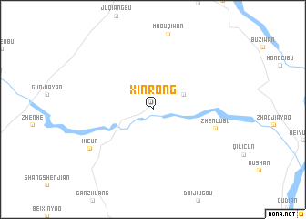 map of Xinrong