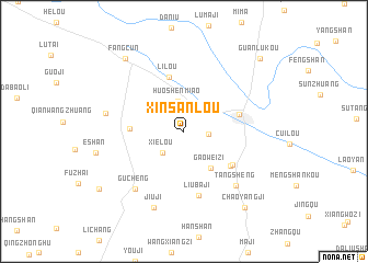 map of Xinsanlou