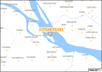 map of Xinshengwei