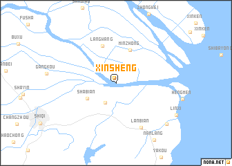 map of Xinsheng