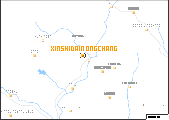 map of Xinshidainongchang