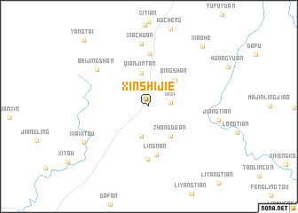 map of Xinshijie