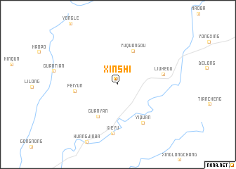 map of Xinshi