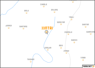map of Xintai