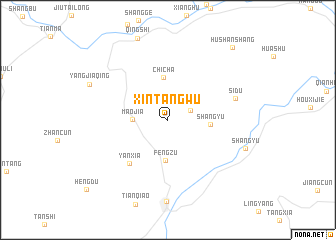 map of Xintangwu