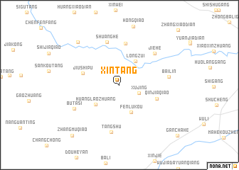 map of Xintang