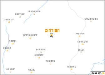 map of Xintian