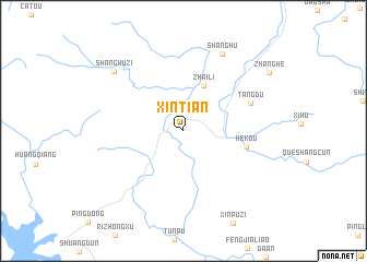 map of Xintian