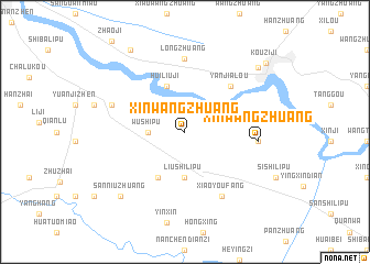 map of Xinwangzhuang