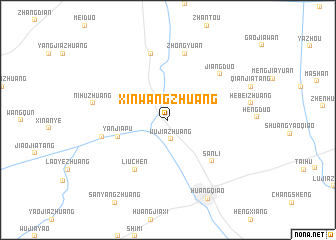 map of Xinwangzhuang