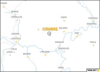 map of Xinwang