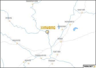 map of Xinwang