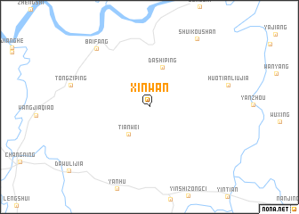 map of Xinwan