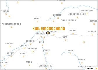 map of Xinweinongchang