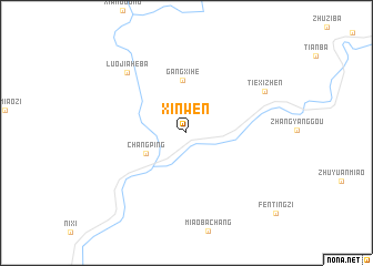 map of Xinwen