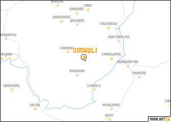 map of Xinwuli