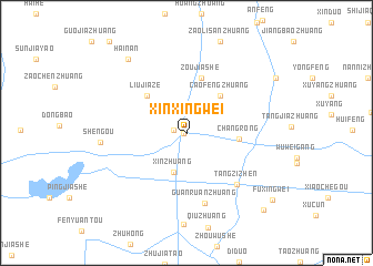 map of Xinxingwei