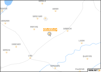 map of Xinxing