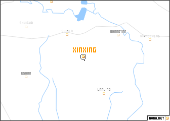 map of Xinxing