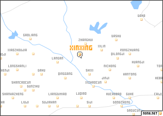 map of Xinxing