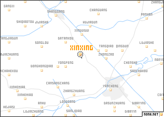 map of Xinxing