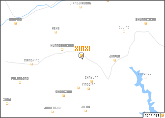 map of Xinxi