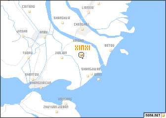 map of Xinxi