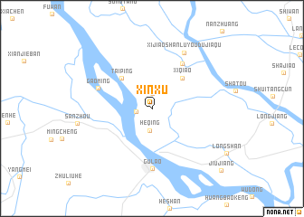 map of Xinxu