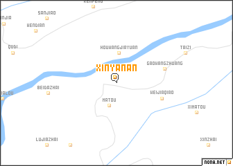 map of Xinyan\