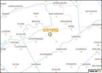 map of Xinyang
