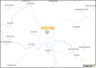map of Xinying