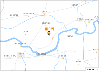 map of Xinyi