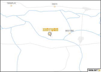 map of Xinyuan