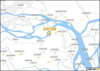 map of Xinzao