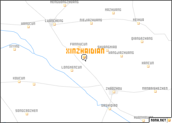 map of Xinzhaidian