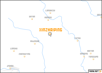 map of Xinzhaiping