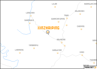 map of Xinzhaiping