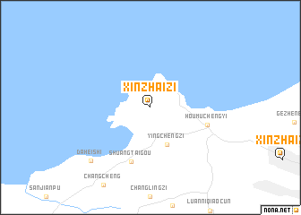 map of Xinzhaizi